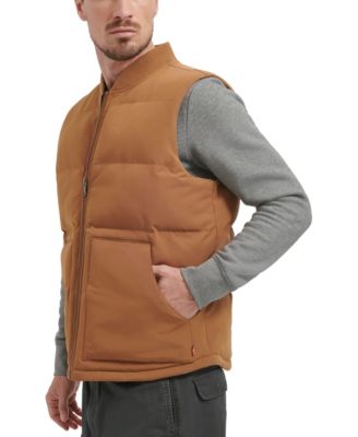 Men's Two Pocket Aviator Vest Jacket