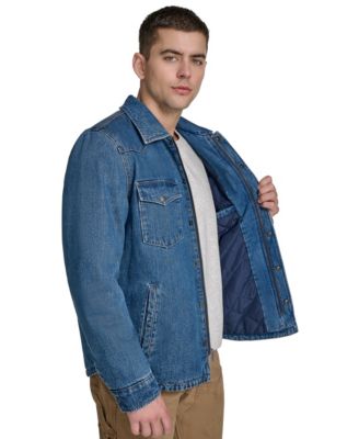 Men's Denim Filled Shacket