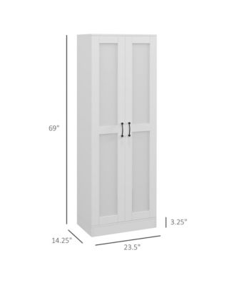 Adjustable Shelves Freestanding Kitchen Storage Cabinet for Pantry Organization