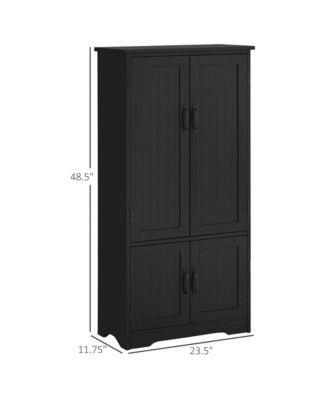 Freestanding Kitchen Storage Cabinet with Shelves for Pantry and Dining Room