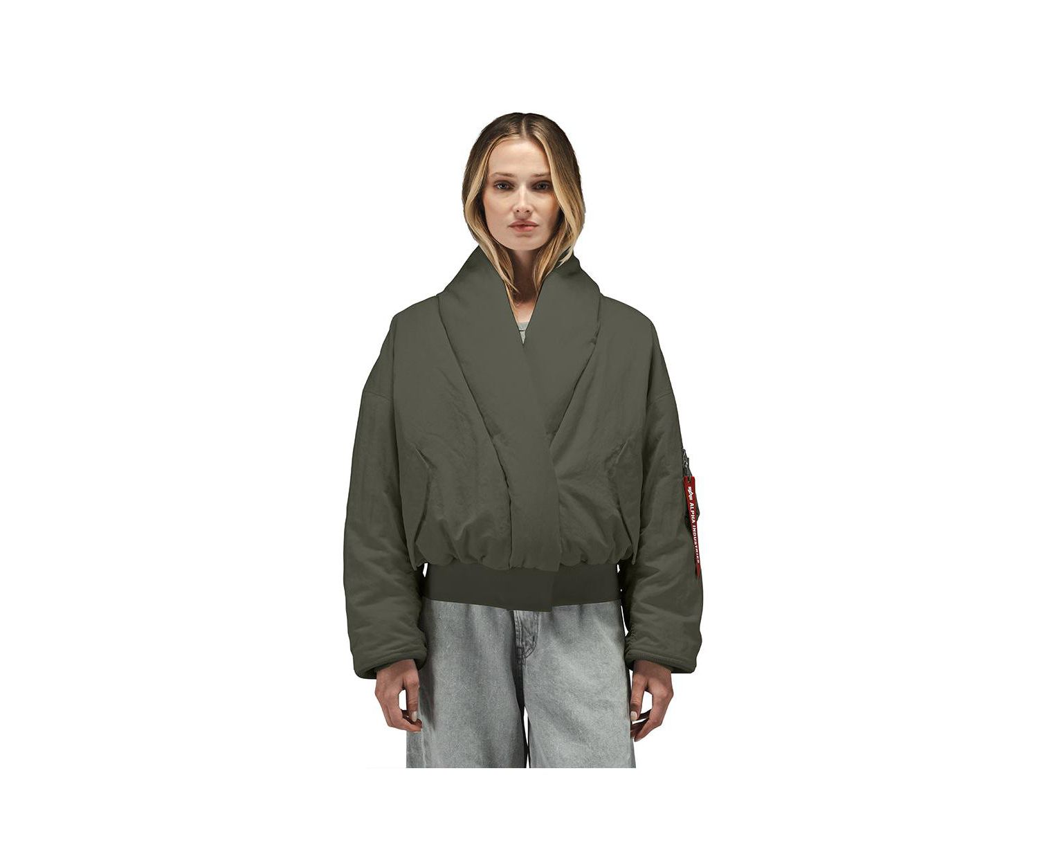 Women's Shawl Collar Flight Jacket W