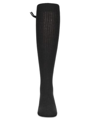 Big Girls Ribbed Bow Knee-High Socks
