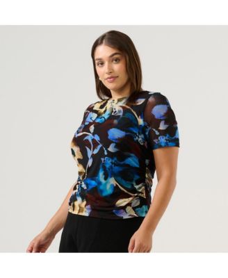 Plus Size Cleo Mesh Top