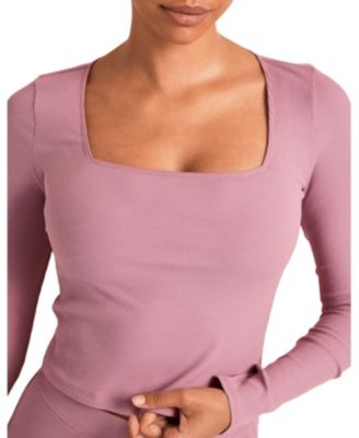 Women's Rib Long Sleeve Shirt