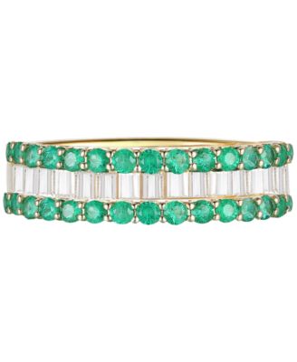 Gemstone and Diamond Ring (1/4 ct. t.w.) in 14K Gold (also in 14K White Gold)