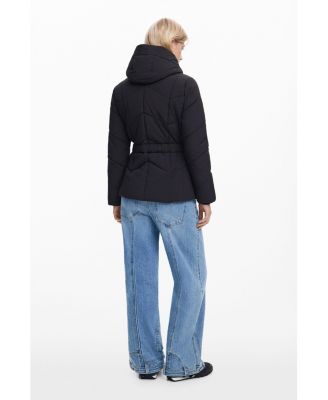 Women's Belted padded coat