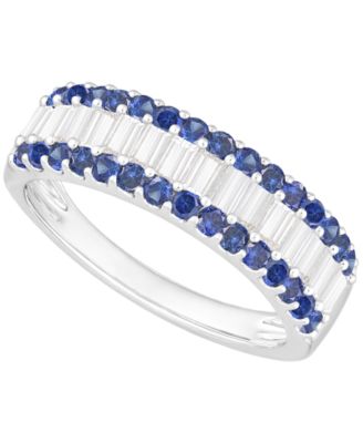 Gemstone and Diamond Ring (1/4 ct. t.w.) in 14K Gold (also in 14K White Gold)