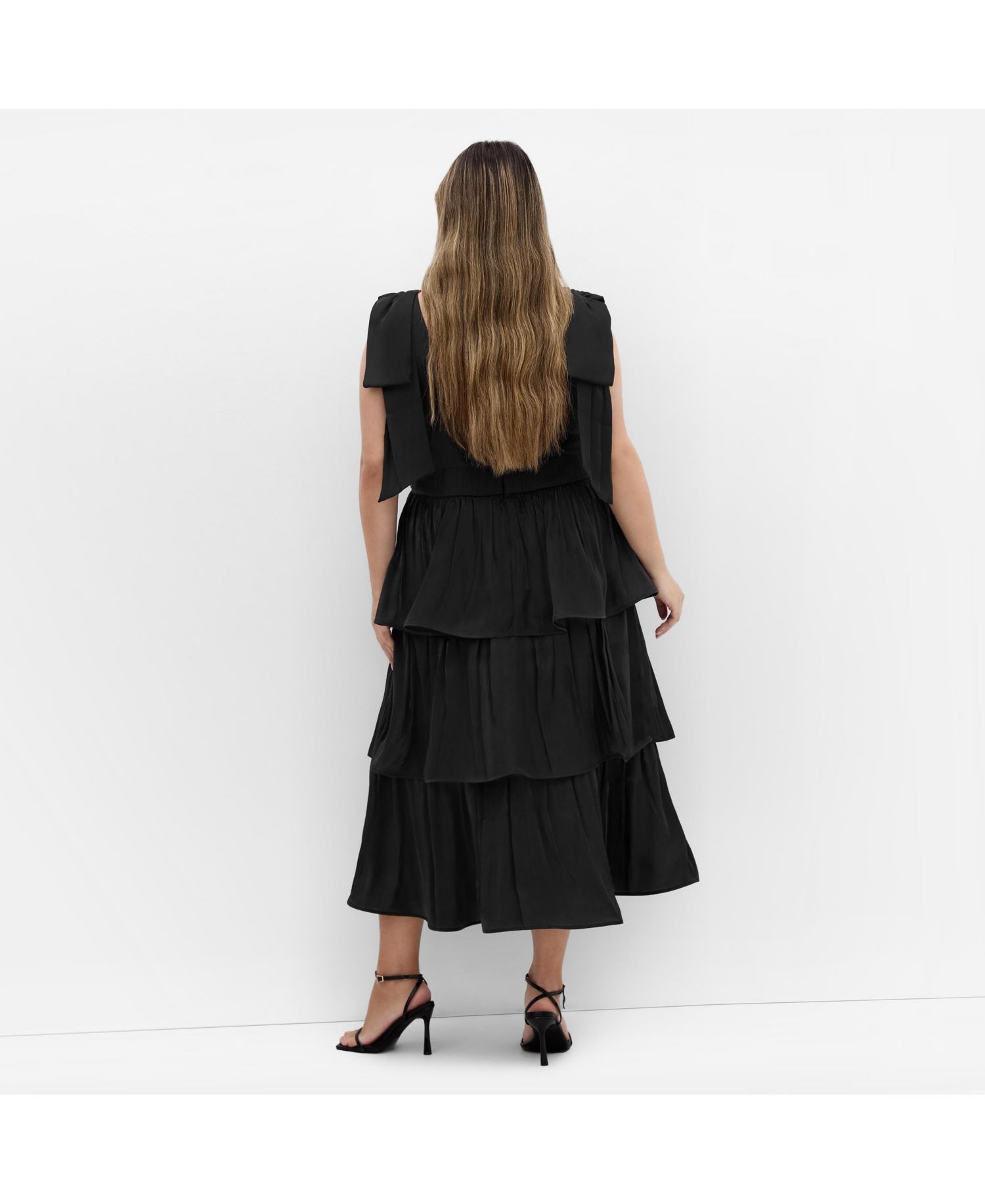 Plus Size Betty Bow Midi Dress