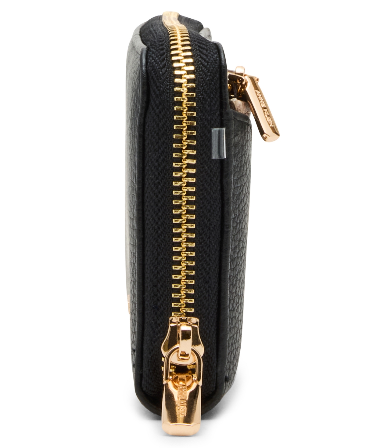 Anne Klein Zip Around Wallet In Black