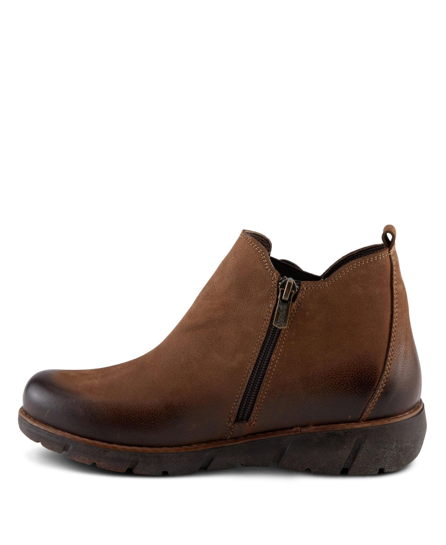 Женские ботинки Spring Step Katana Booties with Side Zipper Closure, цвет: Коричневый нубуковый — фото 2