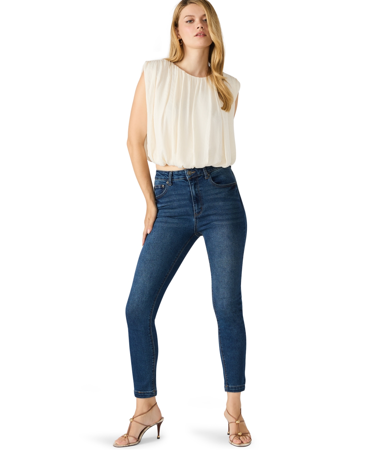 Steve Madden Women's Lona High Rise Jeans In Blue