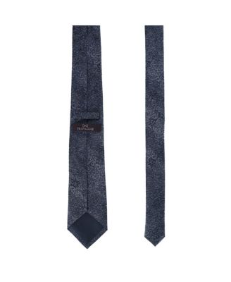 Men's Esteban Scrolling Vines Tone on Tone Patterned Silk Necktie