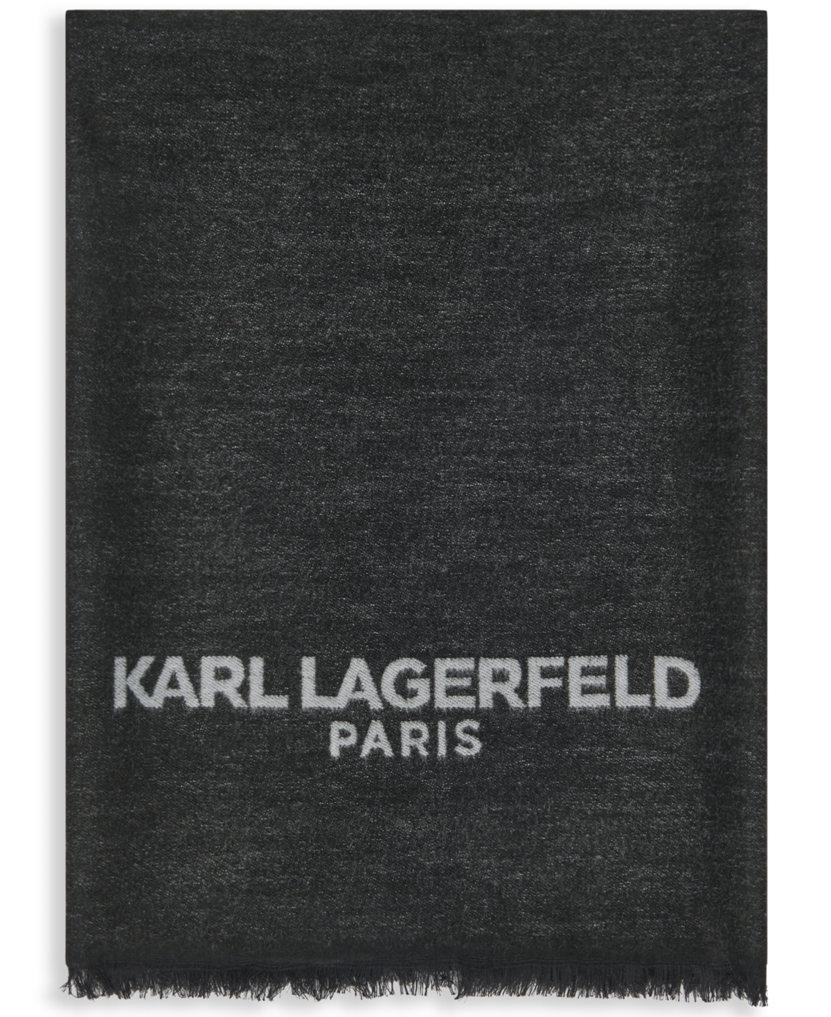 Karl Lagerfeld Paris Women's Crystal Karl And Choupette Blanket Scarf