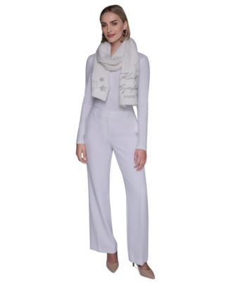 Women's Star Stud Detail Scarf