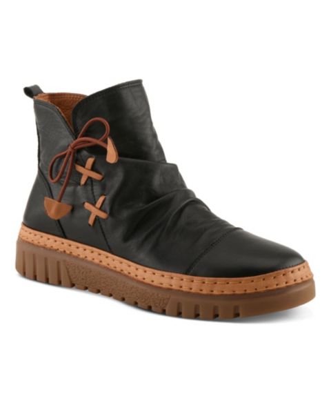Женские ботинки Spring Step Vandis Booties with Side Zipper, цвет: Чёрный