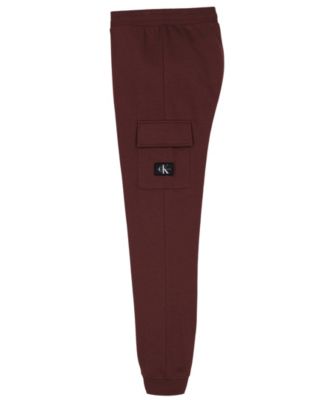 Boys' 8-20 Cargo Ribbed Waistband Fleece Joggers