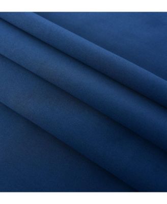 100% Thermal Blackout Bath & Kitchen Window Curtains - 50 in. W x 63 in. L