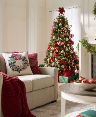 Charter Club - Wreath Decorative Pillow, 14" x 20"