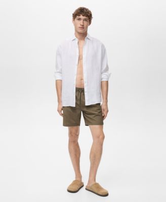 MANGO - Men's Basic Drawstring Swimsuit