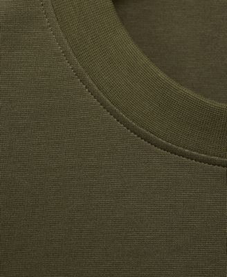 Men's Relaxed-Fit Sweatshirt Fabric T-Shirt