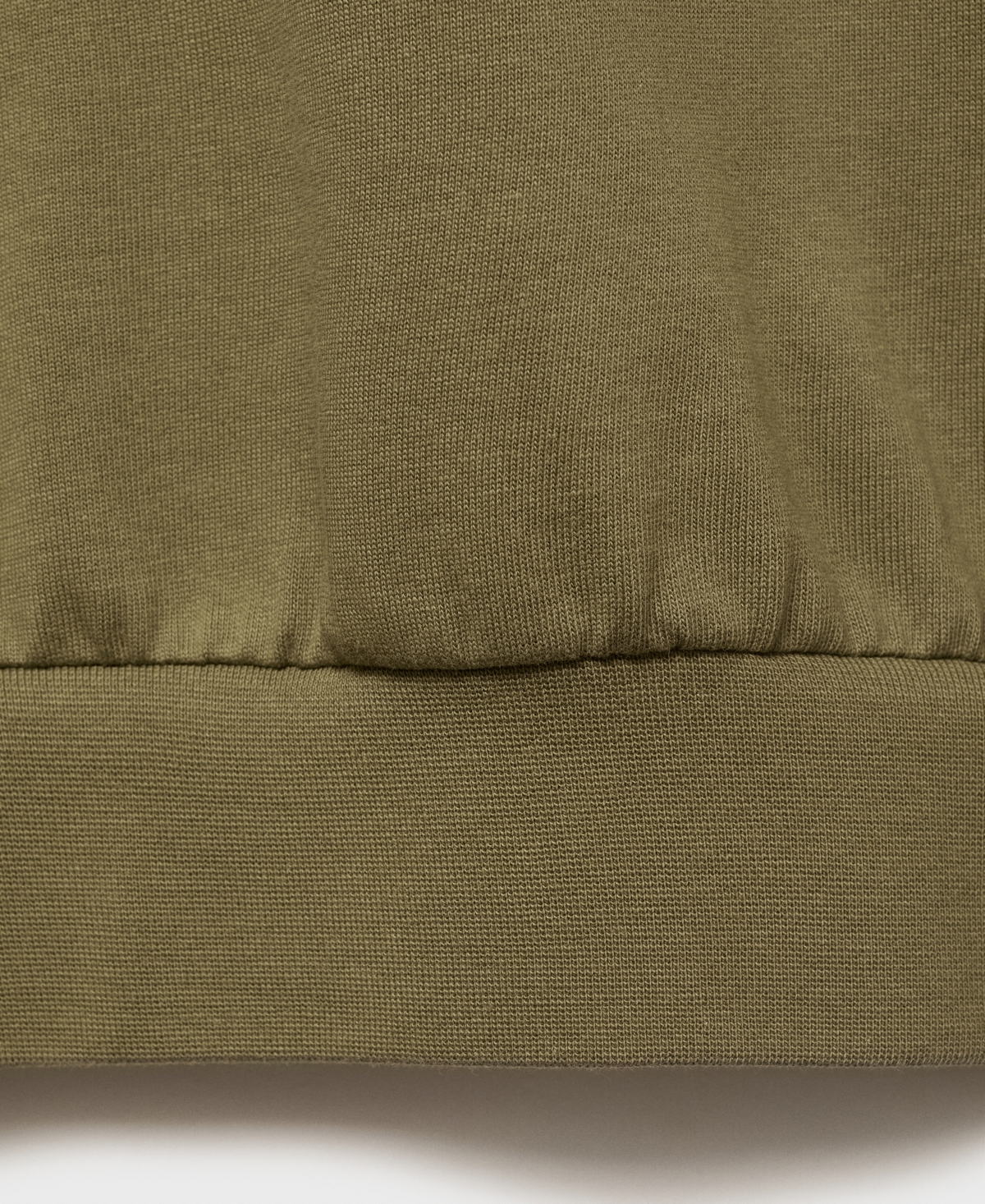 Mango Cotton Sweatshirt In Green