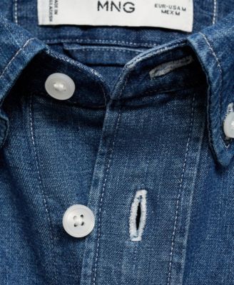 Men's Regular Fit Denim Shirt