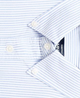 MANGO Men's Cotton Kodak Striped Shirt
