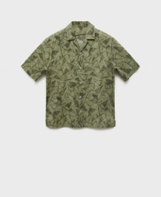 Men's Printed Bowling Shirt