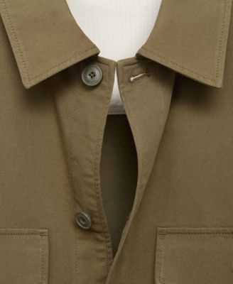 Men's Pockets Lyocell Cotton Jacket