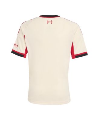 Big Boys and Girls White Liverpool 2025/26 Away Replica Jersey