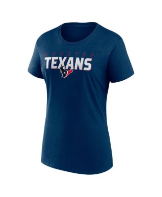 Women's Navy Houston Texans Lean T-Shirt