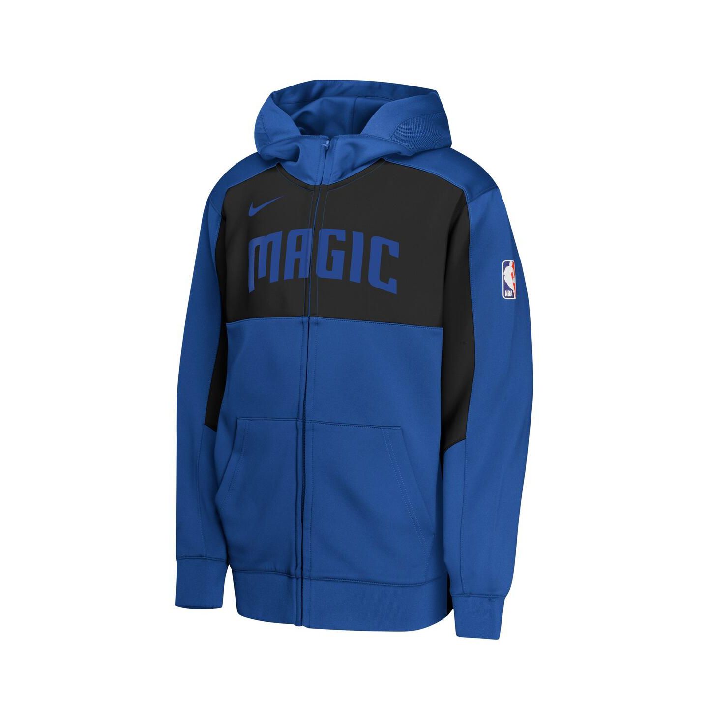 Детское худи Nike Blue/Black Orlando Magic Authentic On-Court Showtime Performance Full-Zip — фото 3