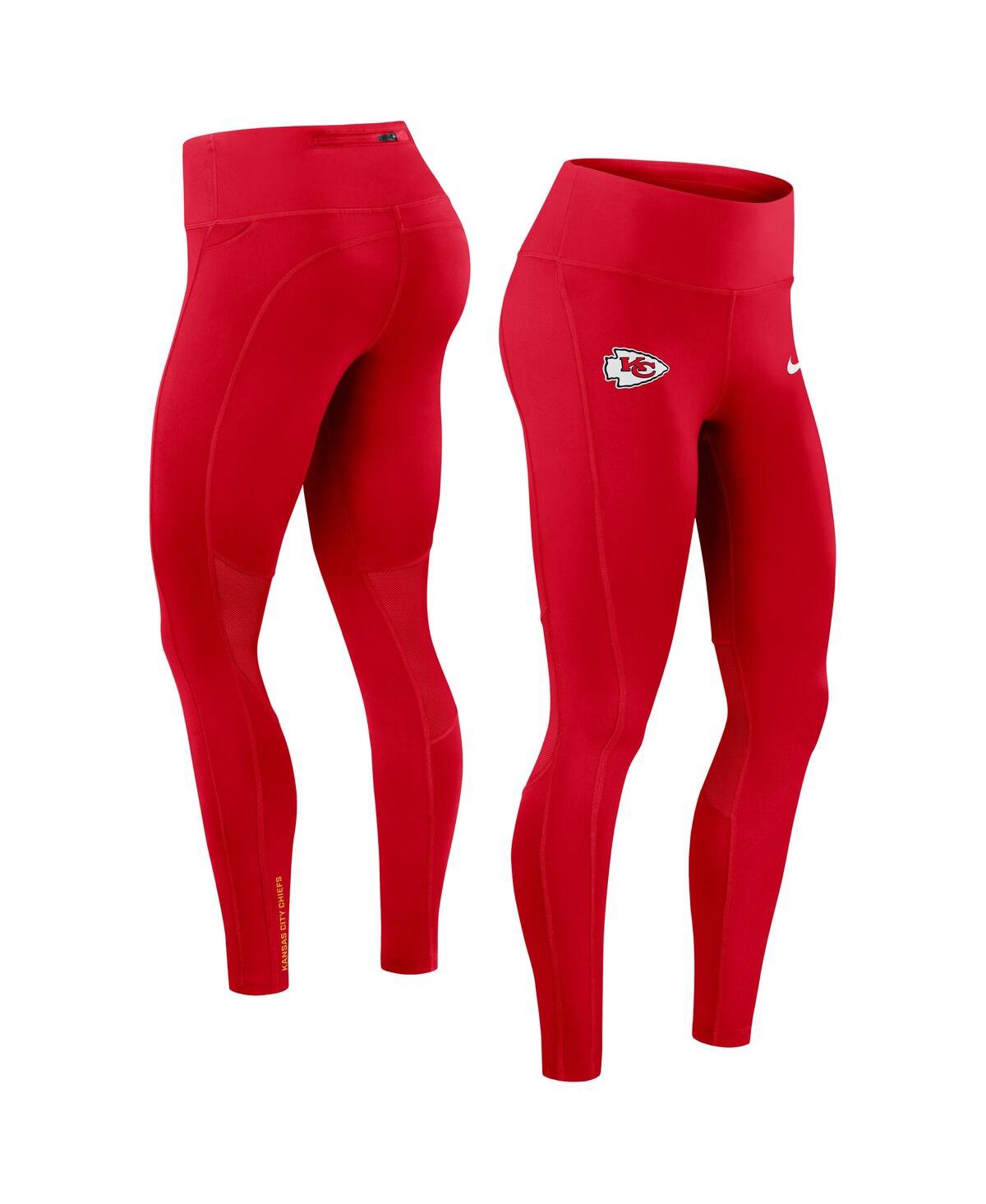 Nike Red Kansas City Chiefs Primetime Epic Fast Dri-fit Leggings In Red