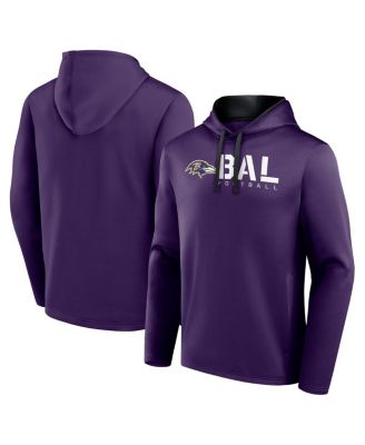 Logo Athletic - Men's Purple Baltimore Ravens Head Start Pullover Hoodie
