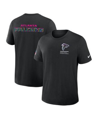 Nike - Men's Black Atlanta Falcons 2025 NFL Crucial Catch Tri-Blend Dri-FIT T-Shirt