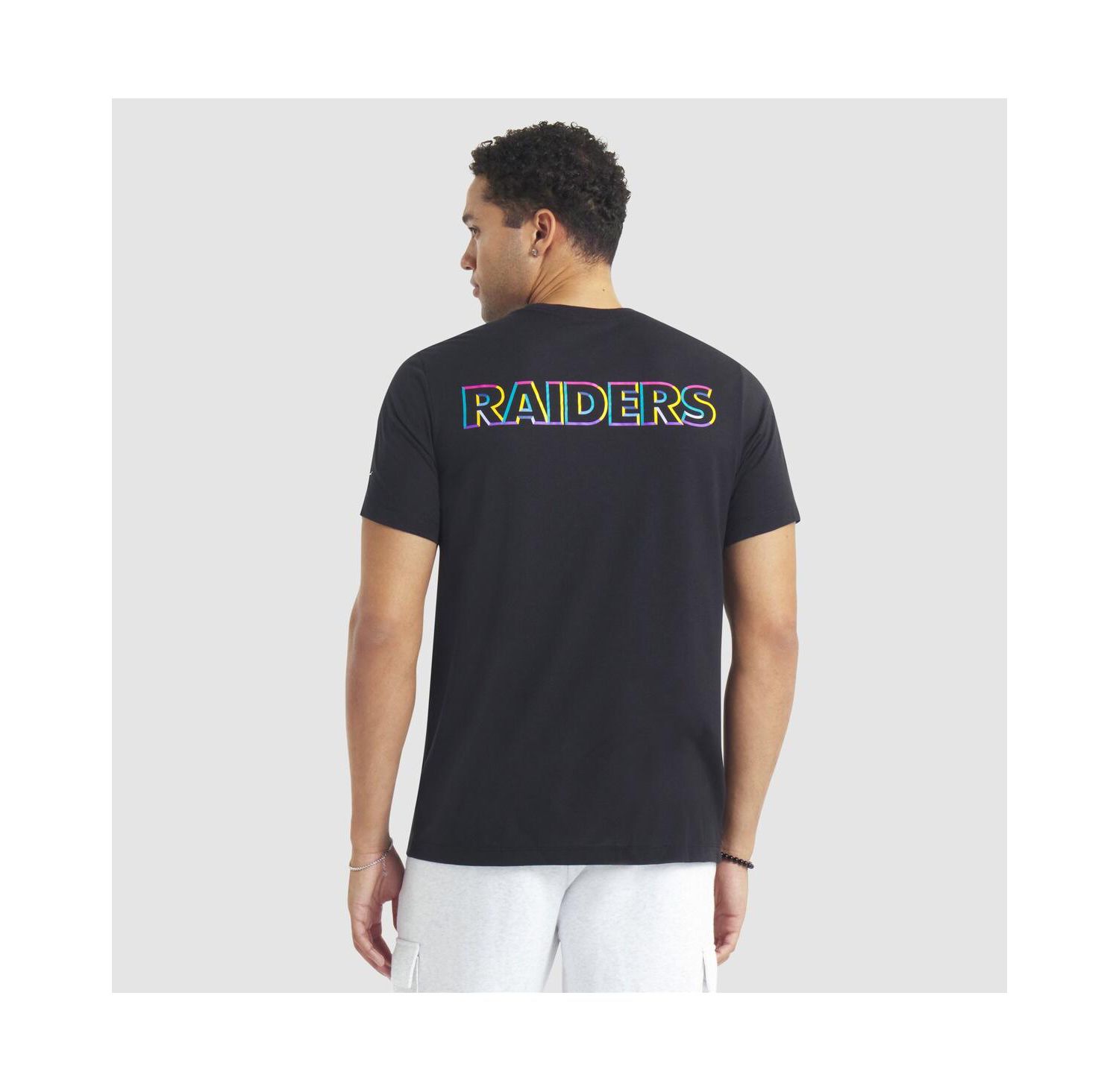 Men's Black Las Vegas Raiders 2025 NFL Crucial Catch Tri-Blend Dri-FIT T-Shirt
