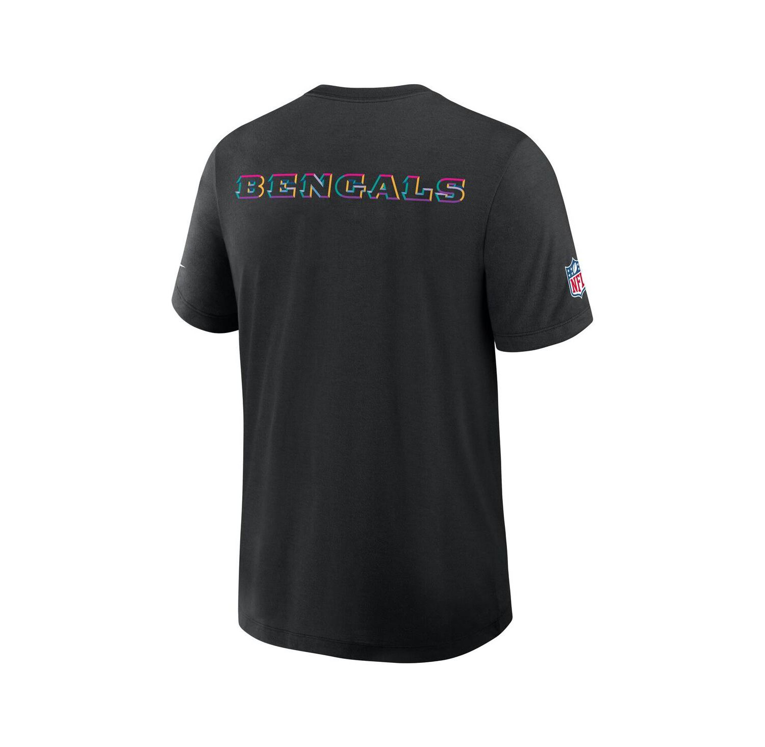 Men's Black Cincinnati Bengals 2025 NFL Crucial Catch Tri-Blend Dri-FIT T-Shirt