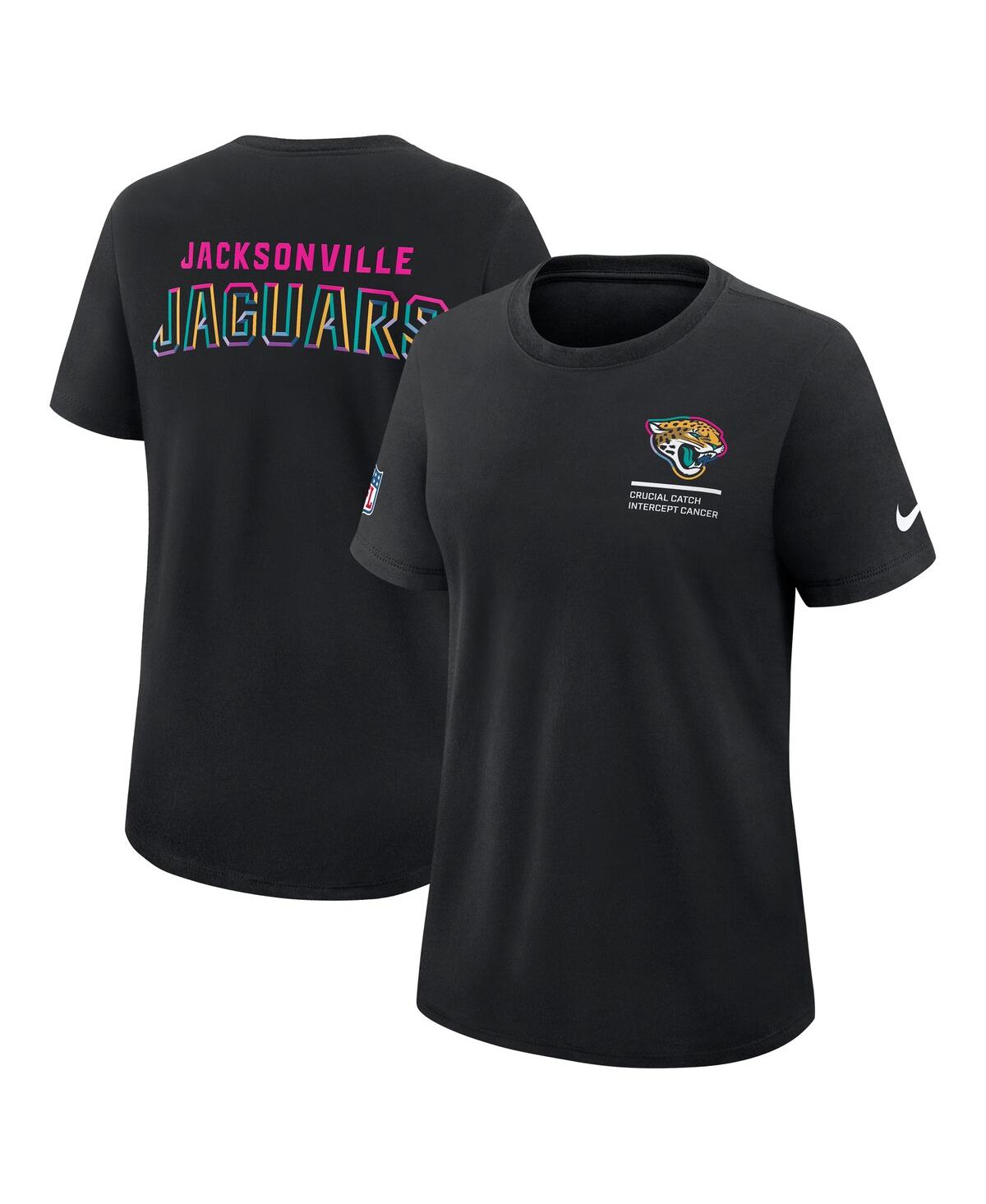 Nike Women's Black Jacksonville Jaguars 2025 Nfl Crucial Catch Tri-blend Dri-fit T-shirt In Black