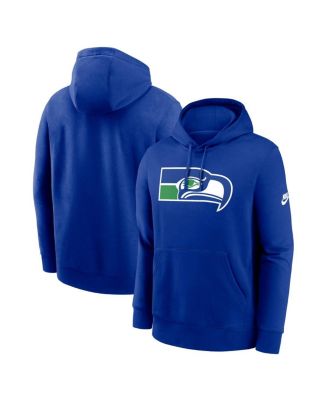 Nike - Men's Royal Seattle Seahawks Club Fleece Pullover Hoodie