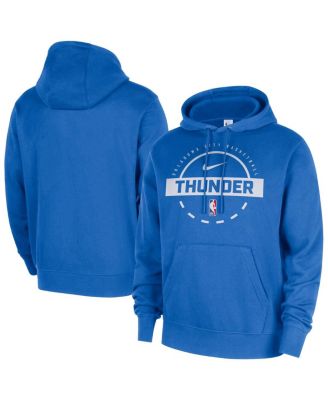 Nike - Men's Blue Oklahoma City Thunder 2025/26 Authentic Practice Club Pullover Hoodie