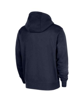 Men's Navy Denver Nuggets 2025/26 Authentic Practice Club Pullover Hoodie