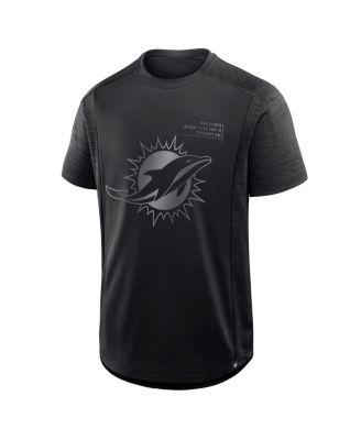 Men's Black Miami Dolphins Deceptive Juke T-Shirt