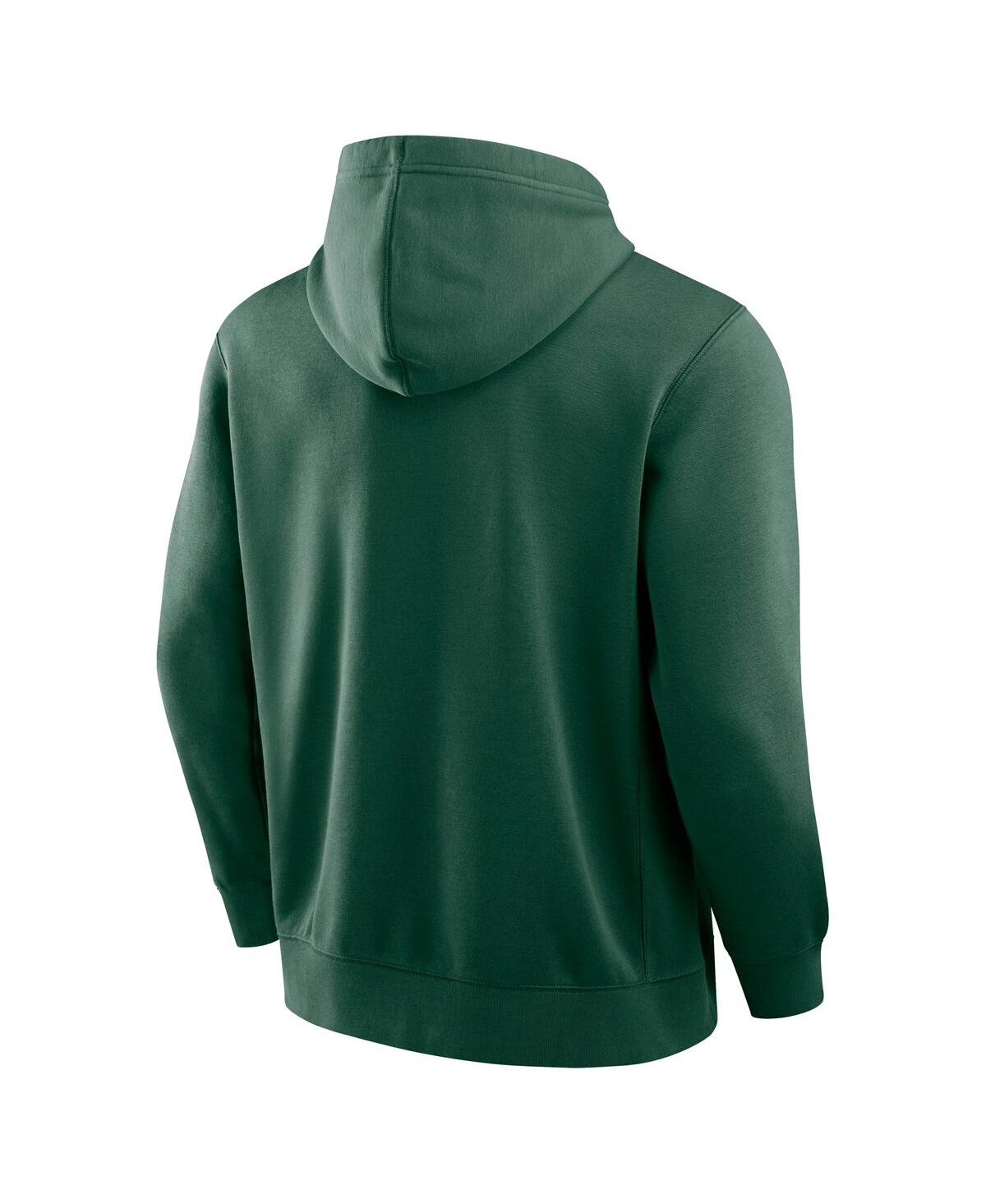 Fanatics Men's Green Green Bay Packers New Horizons Heritage Pullover Hoodie In Green