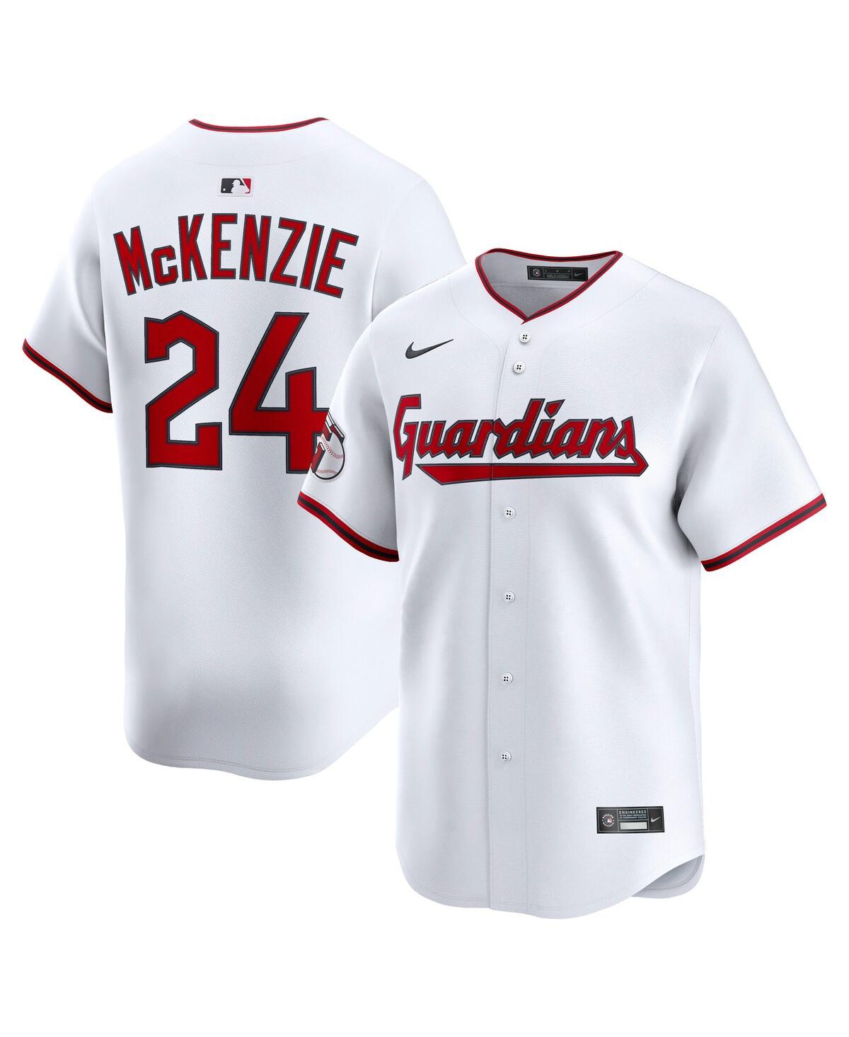 Nike Men's Triston McKenzie White Cleveland Guardians Home Limited Player Jersey