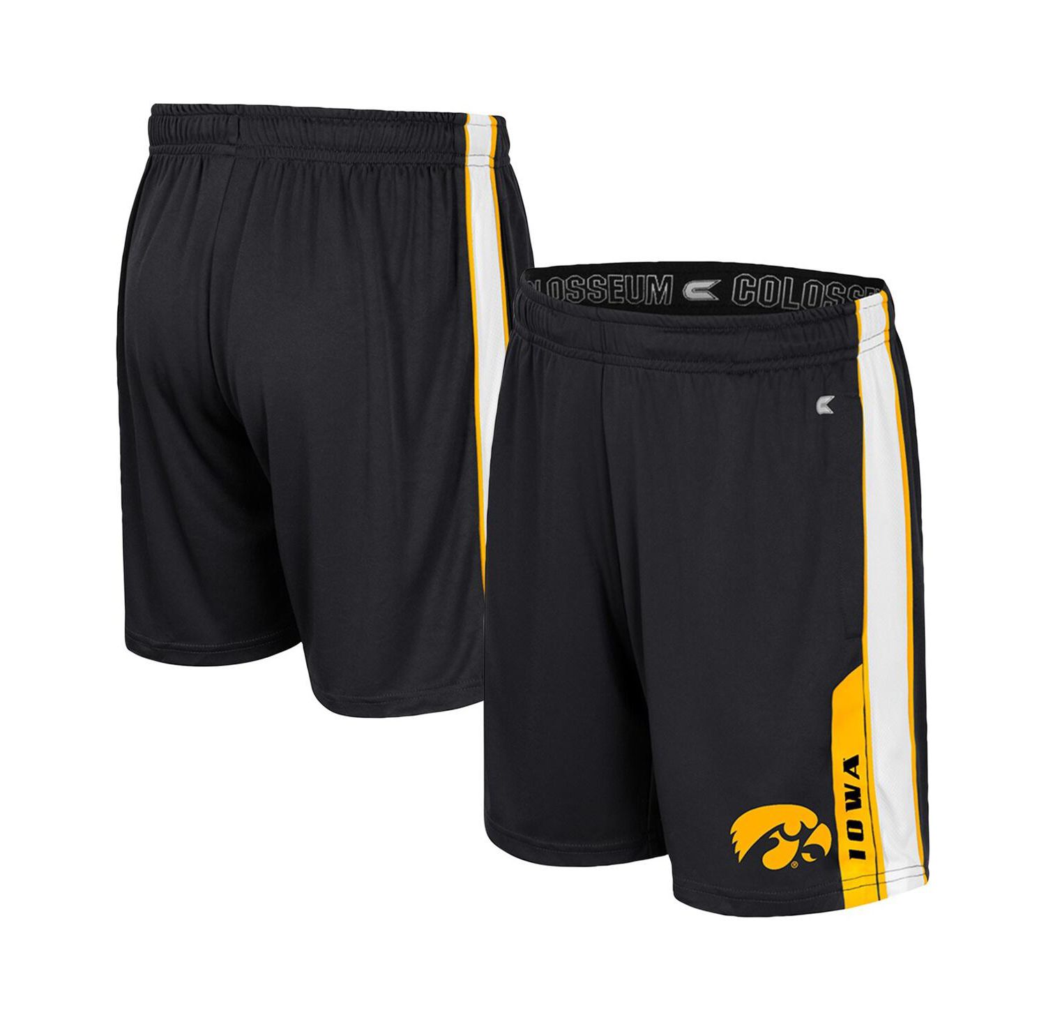 Big Boys and Girls Black Iowa Hawkeyes Gumbaldia Shorts