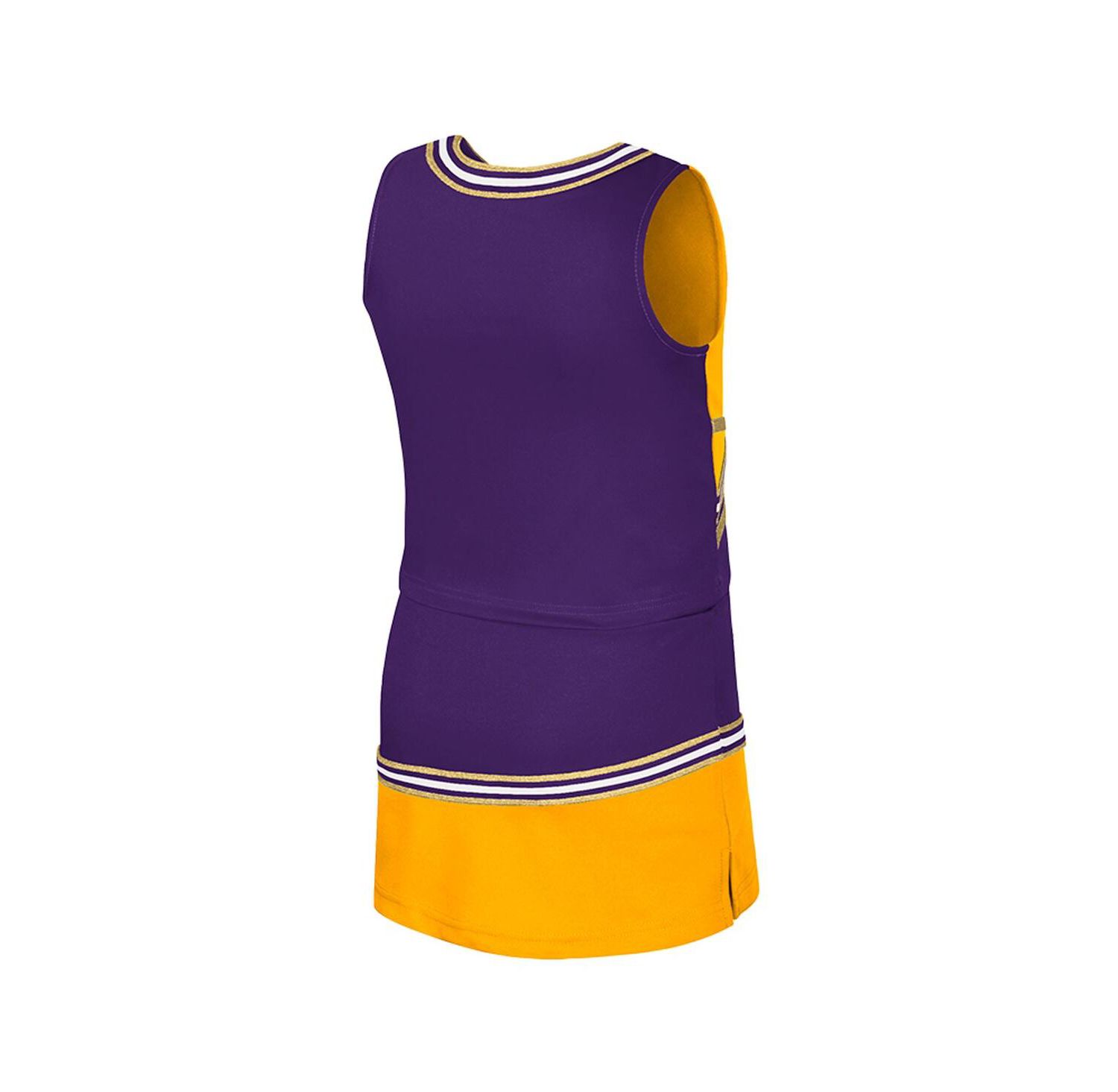 Big Girls 2-Piece Purple LSU Tigers Lollipop Park Cheer Set