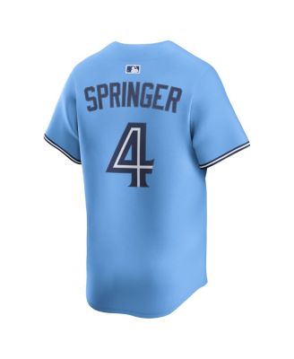 Men's George Springer Powder Blue Toronto Blue Jays Alternate 2 Limited Jersey