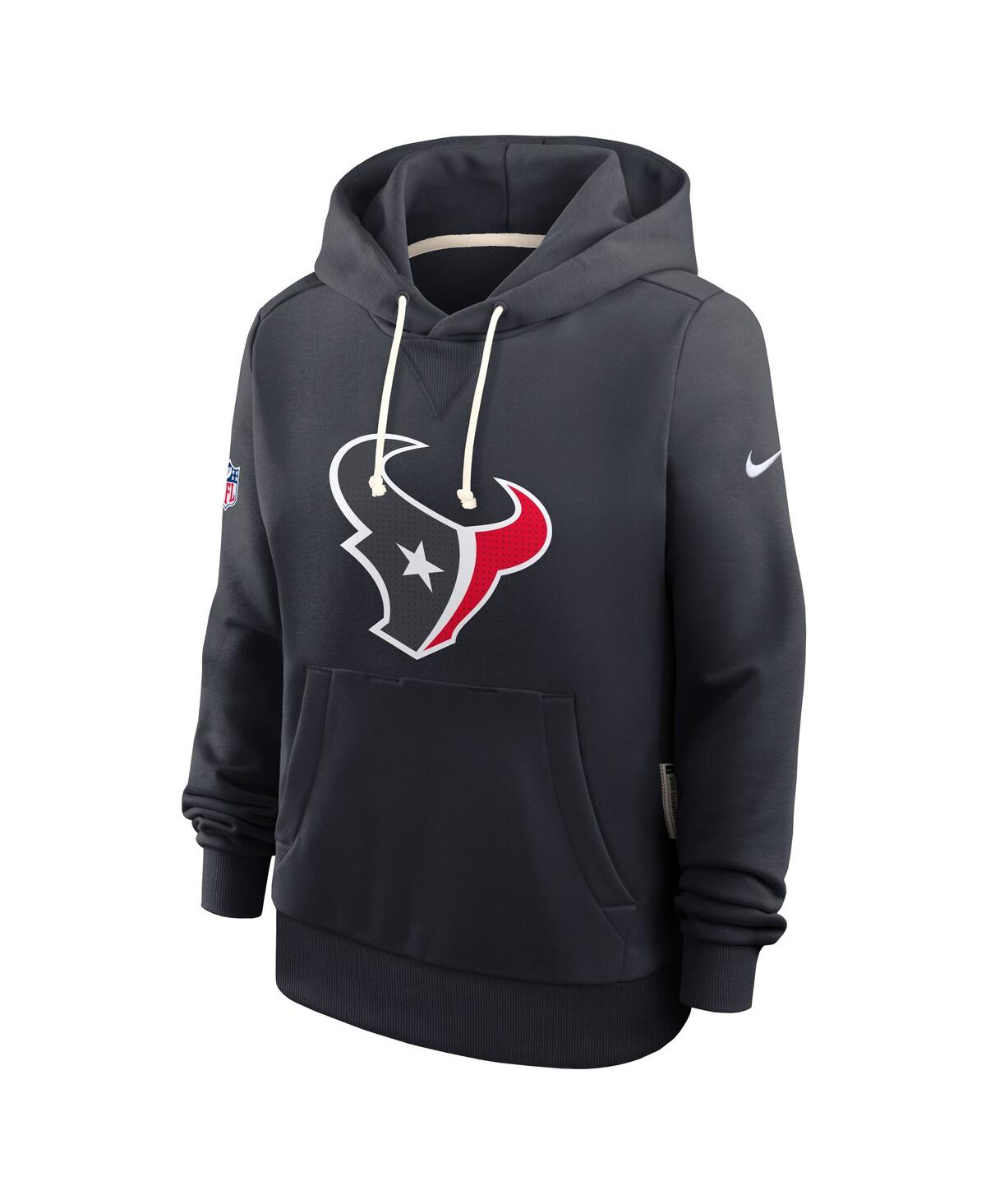Nike Women's Navy Houston Texans Sideline Standard Issueâ Initial Homeâ Dri-fit Hoodie In Blue