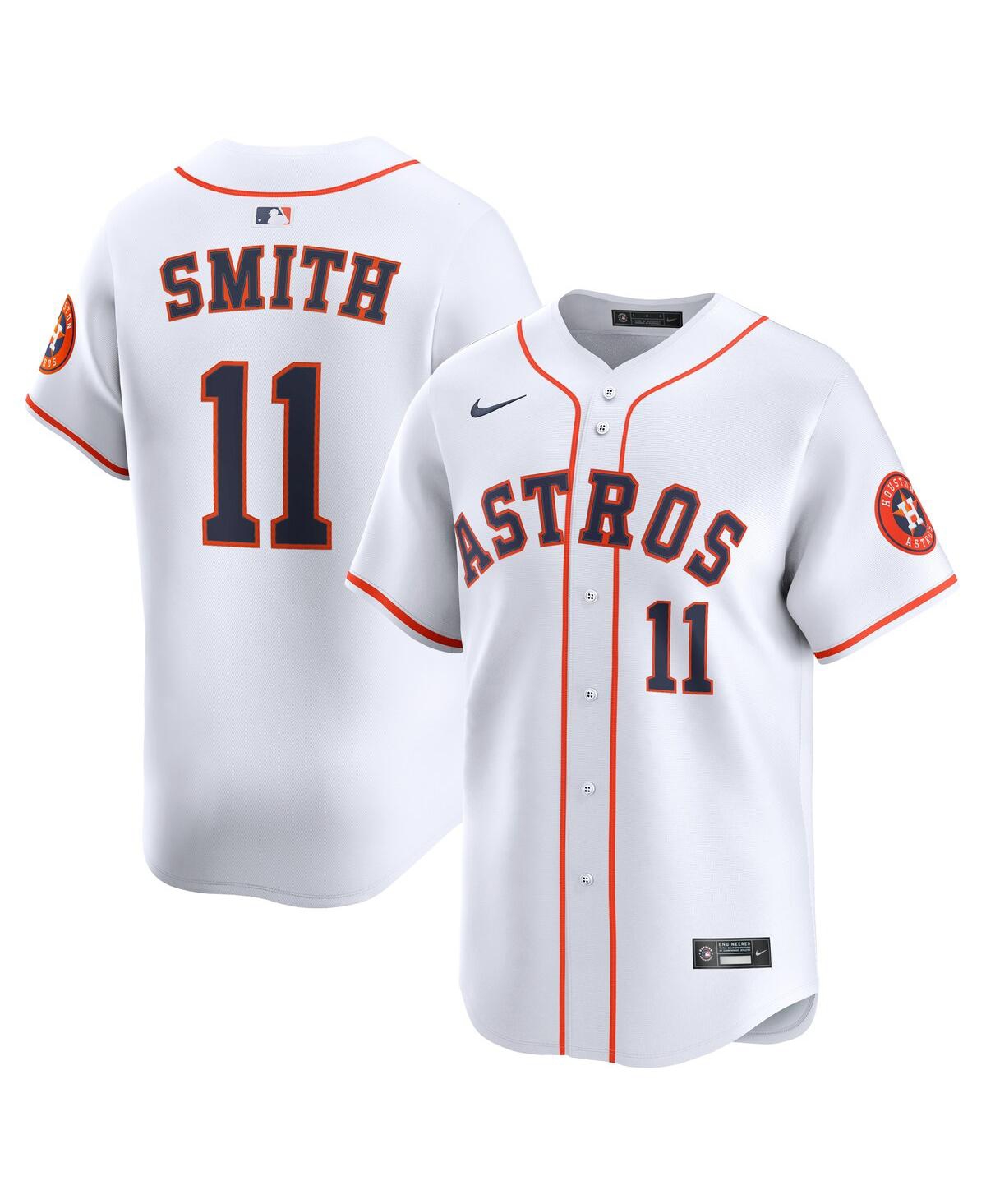 Nike Men's Cam Smith 11 White Houston Astros Home Limited Player Jersey - White