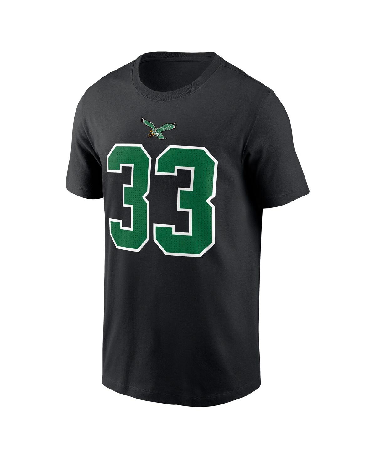 Nike Men's Cooper Dejean Black Philadelphia Eagles Player Name Number T-shirt In Black